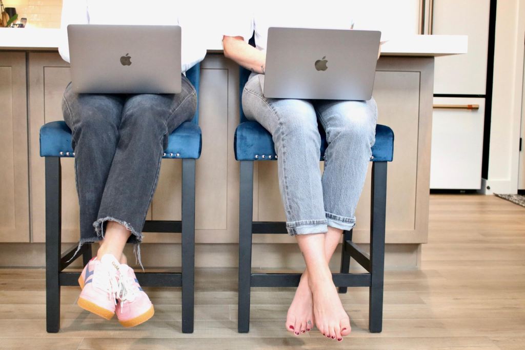 Ashlee and Amanda diligently working to bring you the best tips and education to help simplify your life!